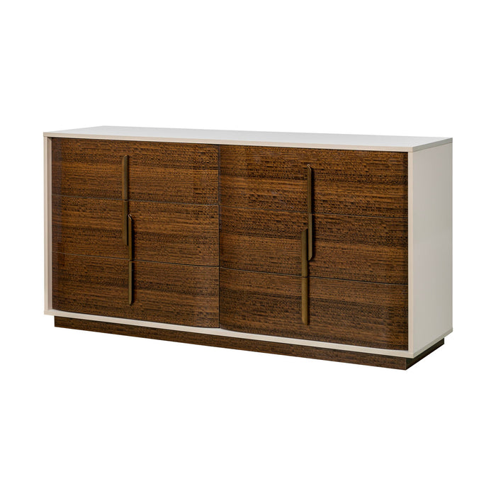 AICO Furniture - Pavira Dresser in Walnut - 9023050SA-204 - GreatFurnitureDeal