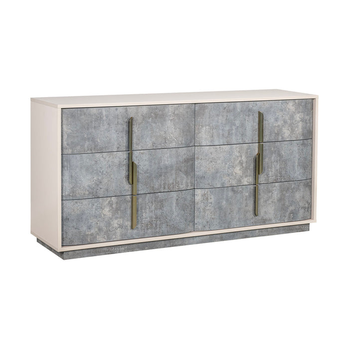 AICO Furniture - Pavira Dresser in Stone - 9023050SA-837 - GreatFurnitureDeal