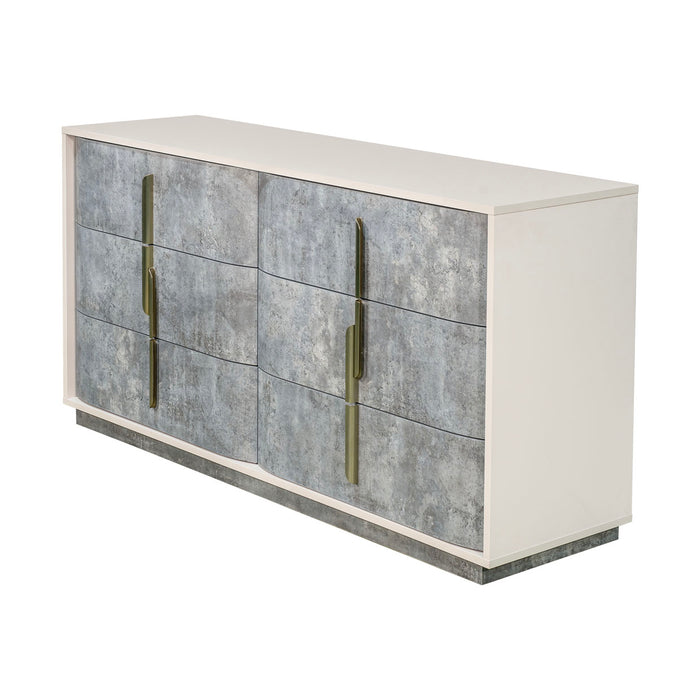 AICO Furniture - Pavira Dresser in Stone - 9023050SA-837 - GreatFurnitureDeal