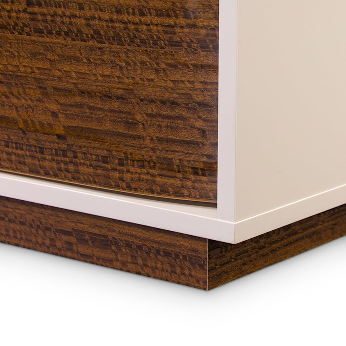 AICO Furniture - Pavira 5-Drawer Chest in Walnut - 9023070SA-204