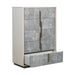 AICO Furniture - Pavira 5-Drawer Chest in Stone - 9023070SA-837 - GreatFurnitureDeal