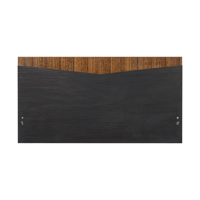 AICO Furniture - Kayner 6 Piece King Bedroom Set in Charcoal - 9024014EK3-040-838-6SET - GreatFurnitureDeal