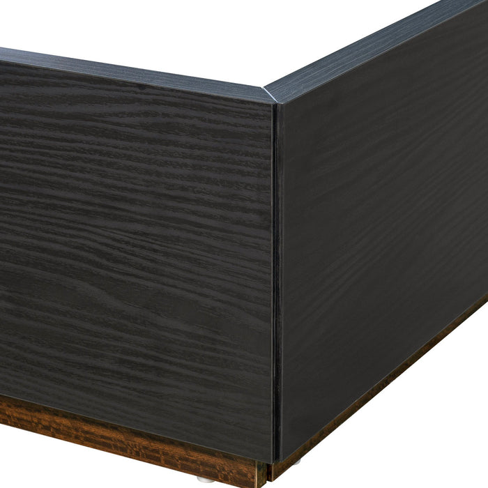 AICO Furniture - Kayner King Bed in Charcoal - 9024014EK3-838 - GreatFurnitureDeal