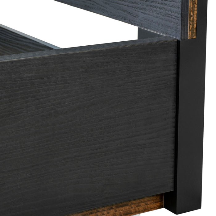 AICO Furniture - Kayner 3 Piece King Bedroom Set in Charcoal - 9024014EK3-040-838-3SET - GreatFurnitureDeal