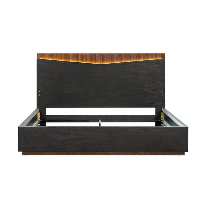 AICO Furniture - Kayner King Bed in Charcoal - 9024014EK3-838 - GreatFurnitureDeal