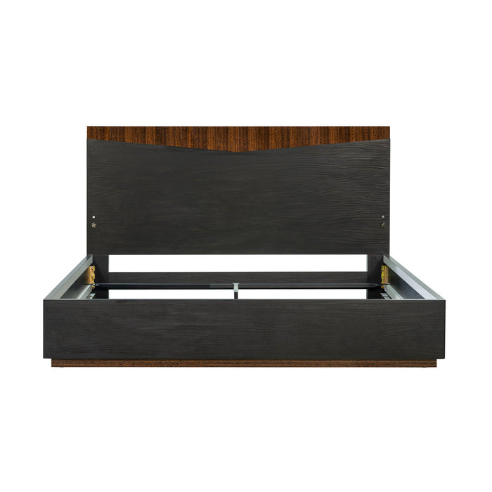 AICO Furniture - Kayner 3 Piece King Bedroom Set in Charcoal - 9024014EK3-040-838-3SET - GreatFurnitureDeal