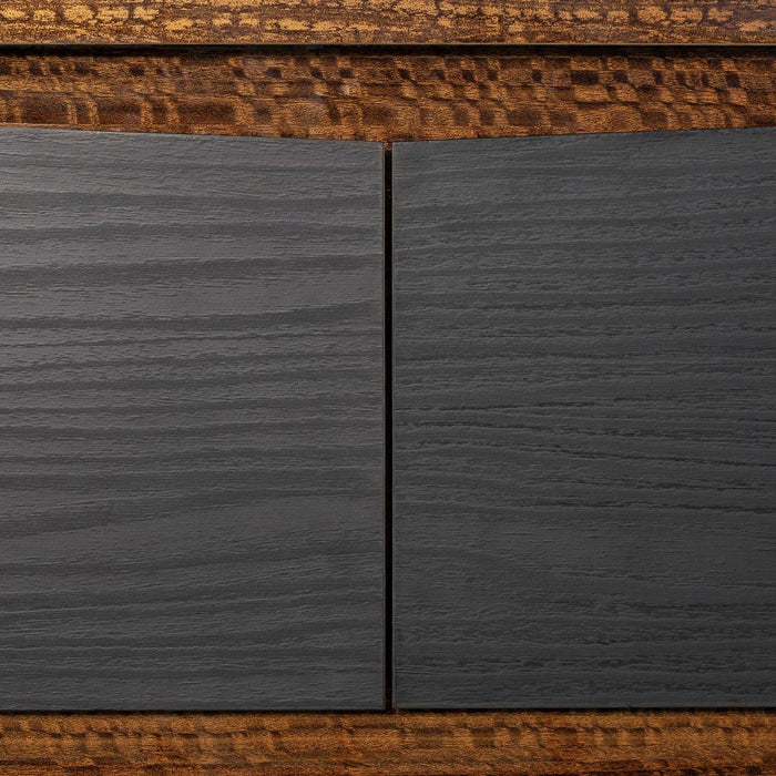 AICO Furniture - Kayner Dresser With Wall Mirror in Charcoal - 9024050SA-60-838 - GreatFurnitureDeal