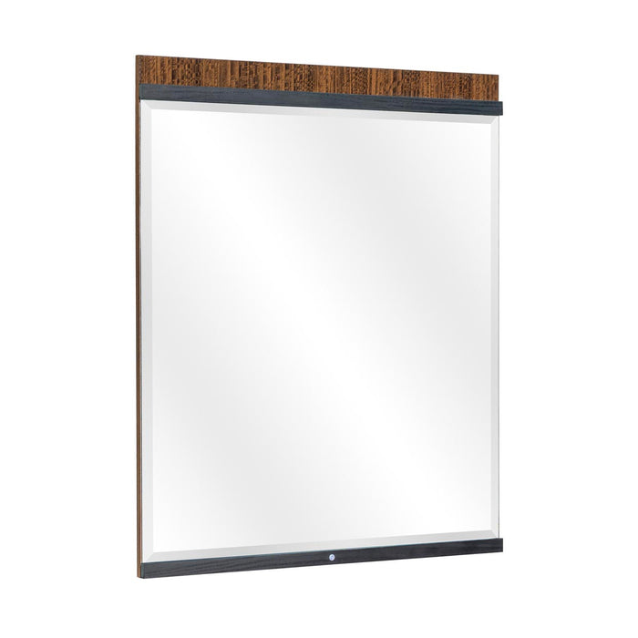 AICO Furniture - Kayner Dresser Mirror with LED Lights in Charcoal - 9024060-838 - GreatFurnitureDeal