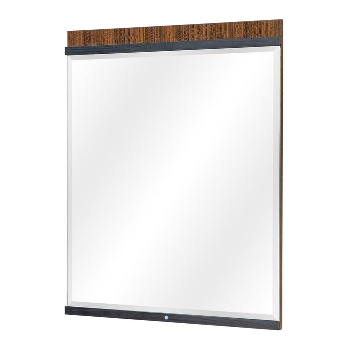 AICO Furniture - Kayner Dresser Mirror with LED Lights in Charcoal - 9024060-838 - GreatFurnitureDeal