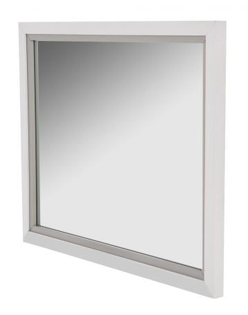 AICO Furniture - Sky Tower Wall Mirror in White Cloud - 9025667-108 - GreatFurnitureDeal