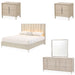 AICO Furniture - Lotus Bay 5 Piece Queen Bedroom Set in Sand - 9030000QN3-138-5SET - GreatFurnitureDeal