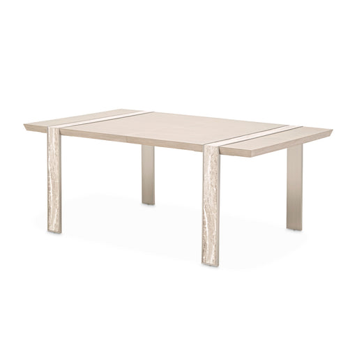 AICO Furniture - Lotus Bay Wide Dining Table in Sand - 9030002-138 - GreatFurnitureDeal