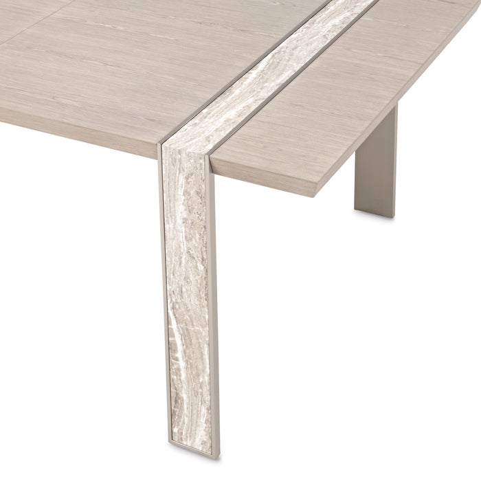 AICO Furniture - Lotus Bay Wide Dining Table in Sand - 9030002-138 - GreatFurnitureDeal
