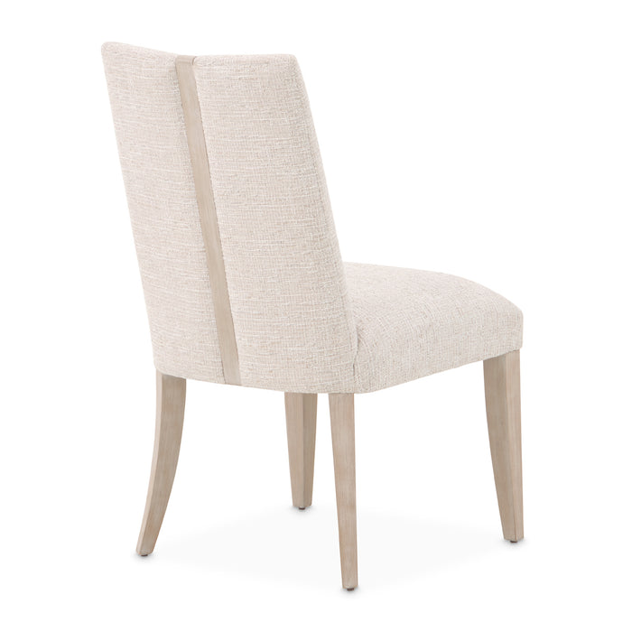 AICO Furniture - Lotus Bay 5 Piece Narrow Dining Table Set in Sand - 9030000-138-5SET - GreatFurnitureDeal