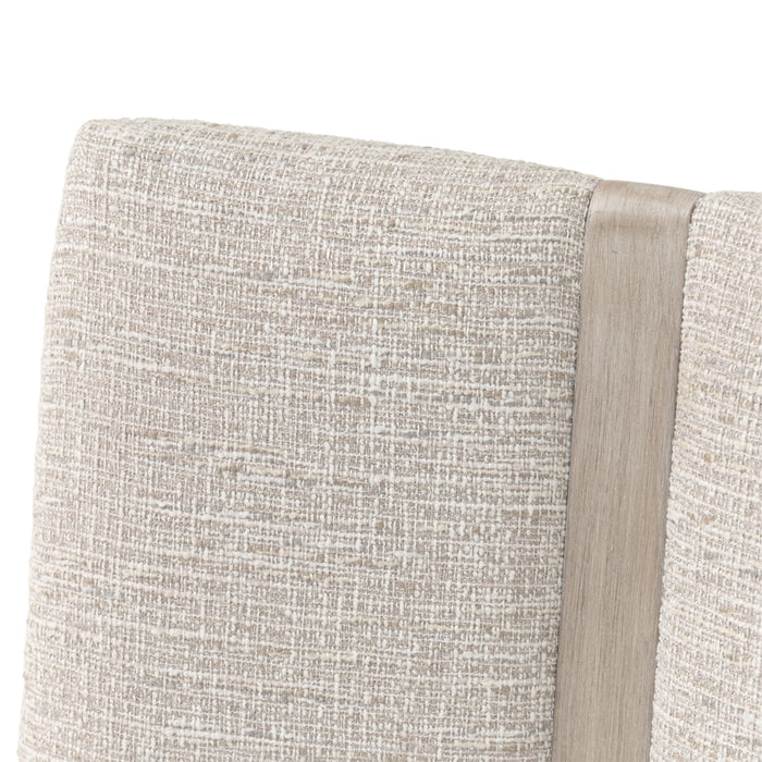 AICO Furniture - Lotus Bay 9 Piece Narrow Dining Table Set in Sand - 9030000-138-9SET