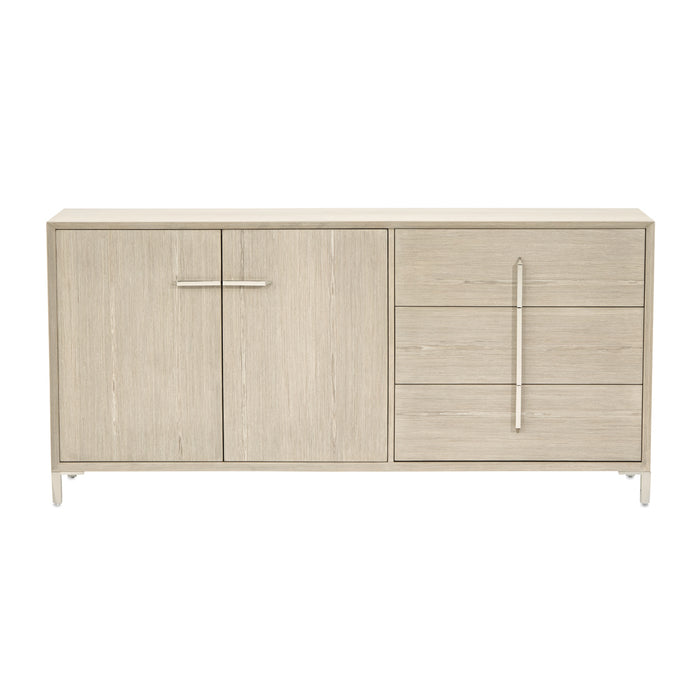 AICO Furniture - Lotus Bay Sideboard with Mirror in Sand - 9030007-260-138 - GreatFurnitureDeal