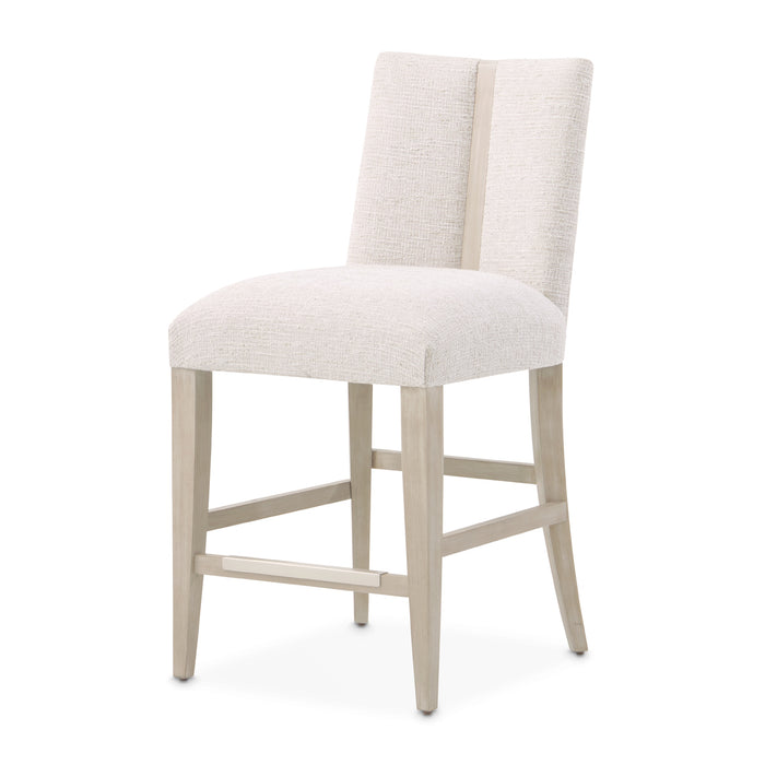 AICO Furniture - Lotus Bay 5 Piece 40'' Round Gathering Table Set in Sand - 9030304-138-5SET - GreatFurnitureDeal