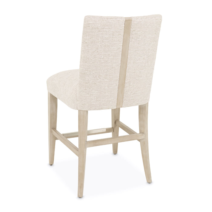 AICO Furniture - Lotus Bay 5 Piece 40'' Round Gathering Table Set in Sand - 9030304-138-5SET - GreatFurnitureDeal
