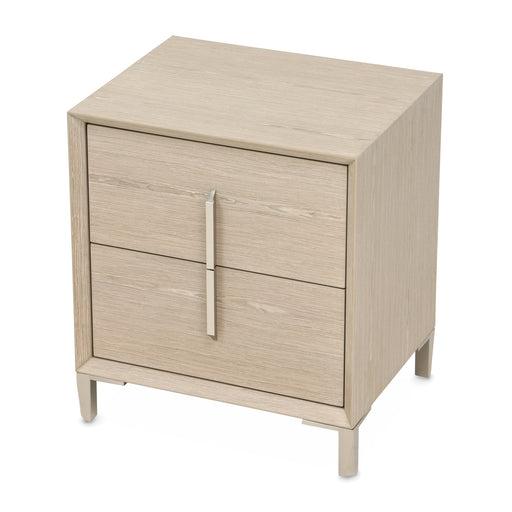 AICO Furniture - Lotus Bay Small Nightstand in Sand - 9030040-138 - GreatFurnitureDeal