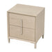 AICO Furniture - Lotus Bay Small Nightstand in Sand - 9030040-138 - GreatFurnitureDeal