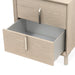 AICO Furniture - Lotus Bay Small Nightstand in Sand - 9030040-138 - GreatFurnitureDeal