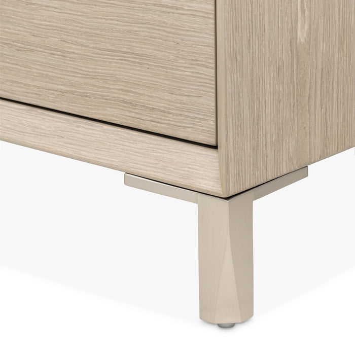 AICO Furniture - Lotus Bay Small Nightstand in Sand - 9030040-138 - GreatFurnitureDeal
