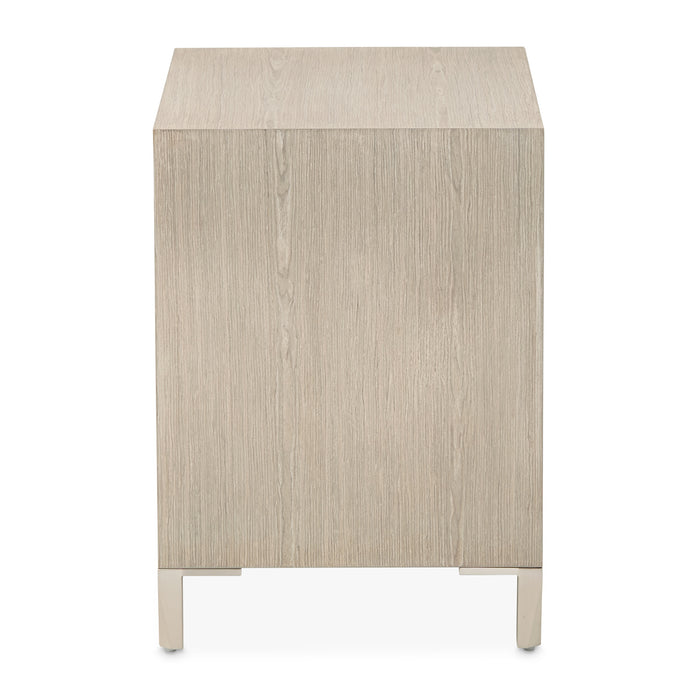 AICO Furniture - Lotus Bay Large Nightstand in Sand - 9030042-138 - GreatFurnitureDeal
