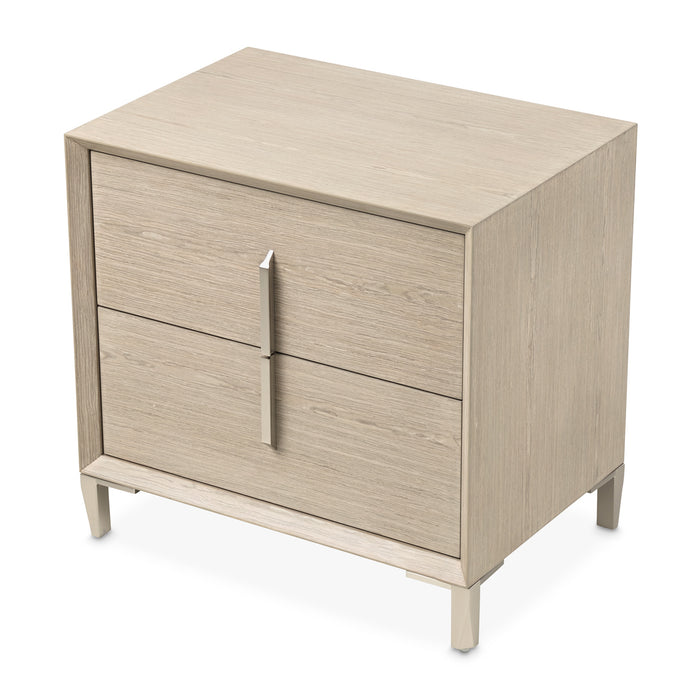 AICO Furniture - Lotus Bay Large Nightstand in Sand - 9030042-138 - GreatFurnitureDeal