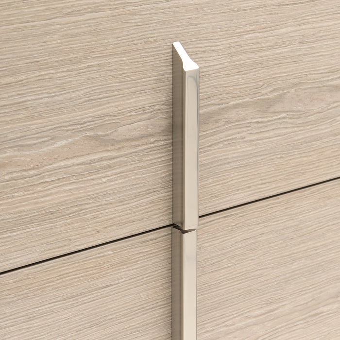 AICO Furniture - Lotus Bay 5 Piece Twin Panel Bedroom Set with LED Lights in Sand - 9030713TN-138-5SET