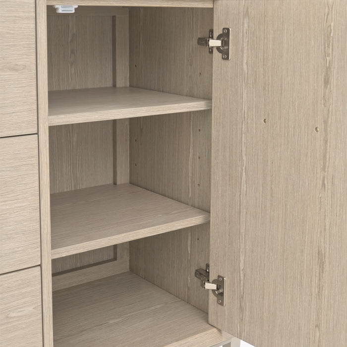 AICO Furniture - Lotus Bay 5-Drawer Chest in Sand - 9030070SA-138 - GreatFurnitureDeal