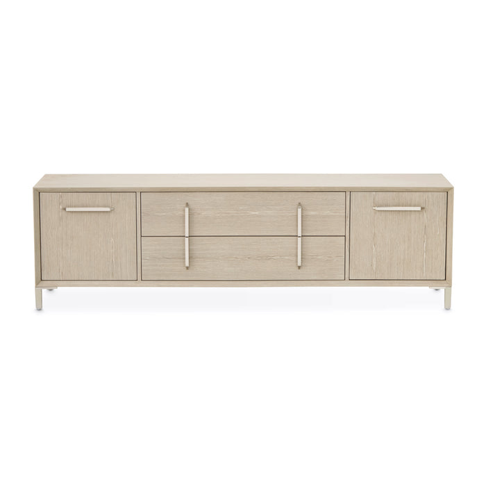 AICO Furniture - Lotus Bay TV Console in Sand - 9030081-138 - GreatFurnitureDeal