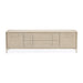 AICO Furniture - Lotus Bay TV Console in Sand - 9030081-138 - GreatFurnitureDeal