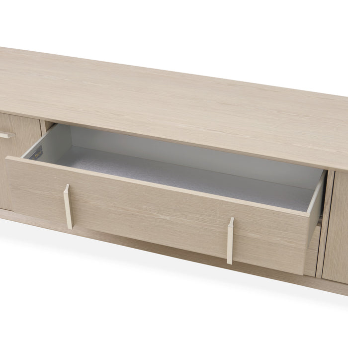 AICO Furniture - Lotus Bay TV Console in Sand - 9030081-138 - GreatFurnitureDeal