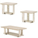 AICO Furniture - Lotus Bay 3 Piece Occasional Table Set in Sand - 9030201-202-138 - GreatFurnitureDeal
