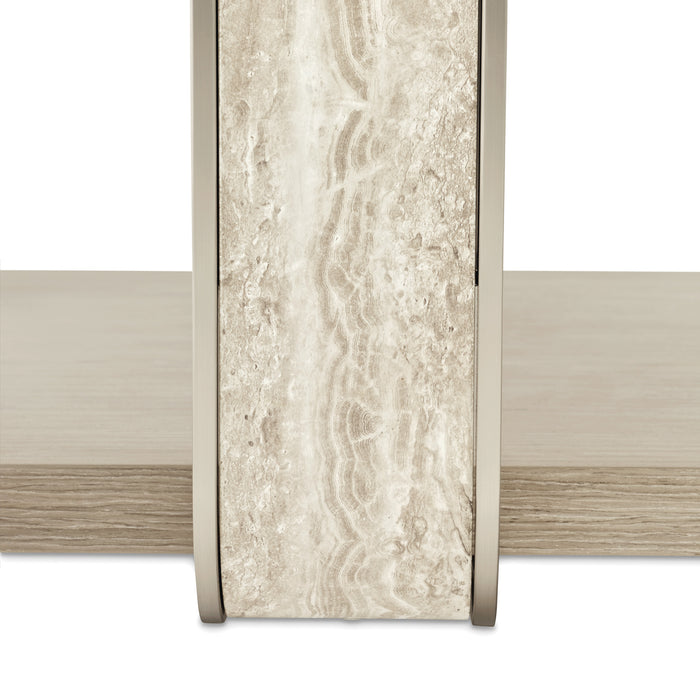 AICO Furniture - Lotus Bay 3 Piece Occasional Table Set in Sand - 9030201-202-138 - GreatFurnitureDeal