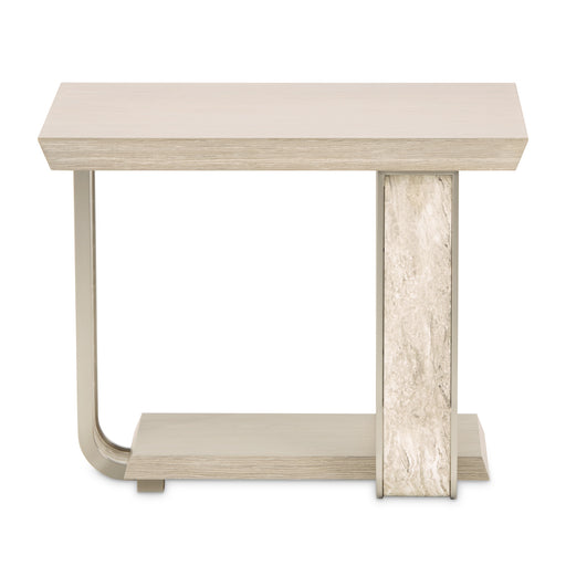 AICO Furniture - Lotus Bay End Table in Sand - 9030202-138 - GreatFurnitureDeal