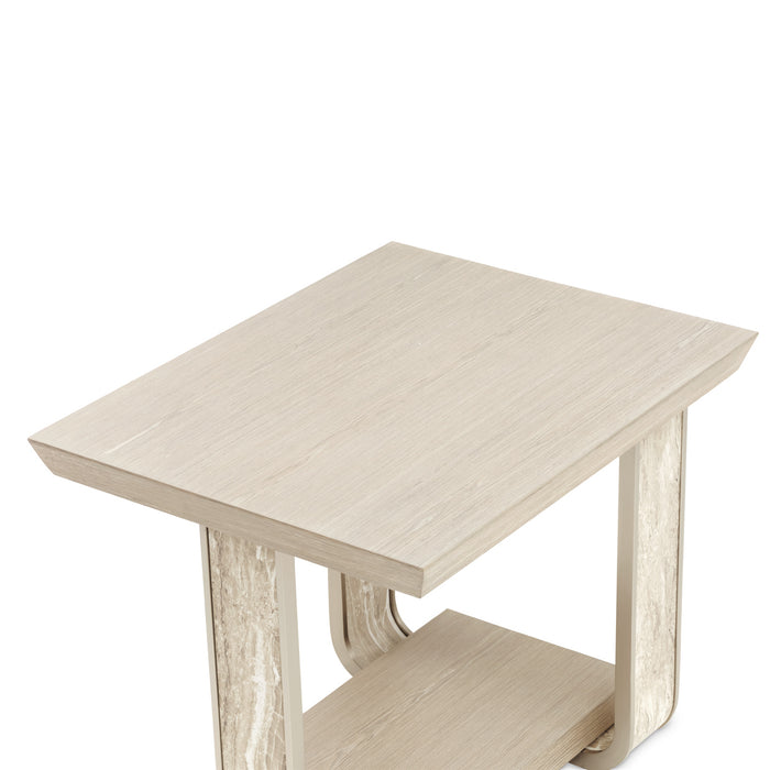 AICO Furniture - Lotus Bay 3 Piece Occasional Table Set in Sand - 9030201-202-138 - GreatFurnitureDeal