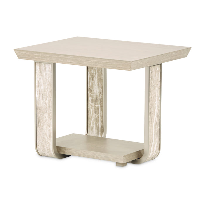 AICO Furniture - Lotus Bay 3 Piece Occasional Table Set in Sand - 9030201-202-138 - GreatFurnitureDeal