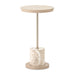 AICO Furniture - Lotus Bay Chairside Table in Sand - 9030222-138 - GreatFurnitureDeal