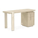 AICO Furniture - Lotus Bay Vanity Desk in Sand - 9030277-138 - GreatFurnitureDeal