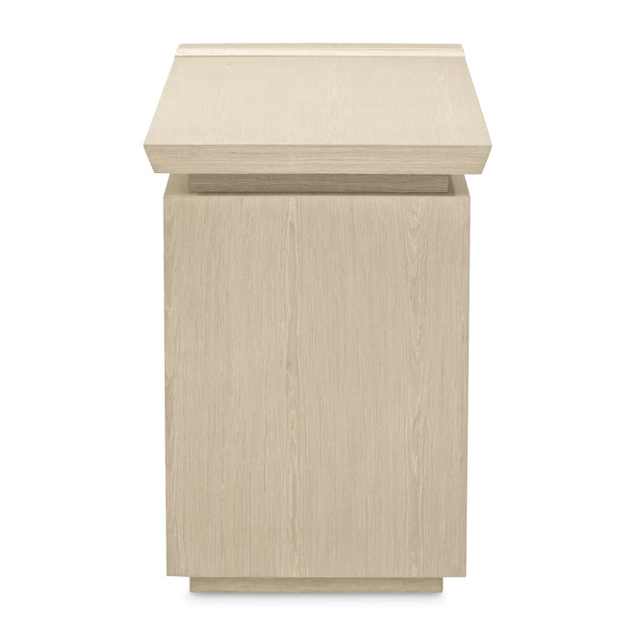 AICO Furniture - Lotus Bay Vanity Desk in Sand - 9030277-138 - GreatFurnitureDeal