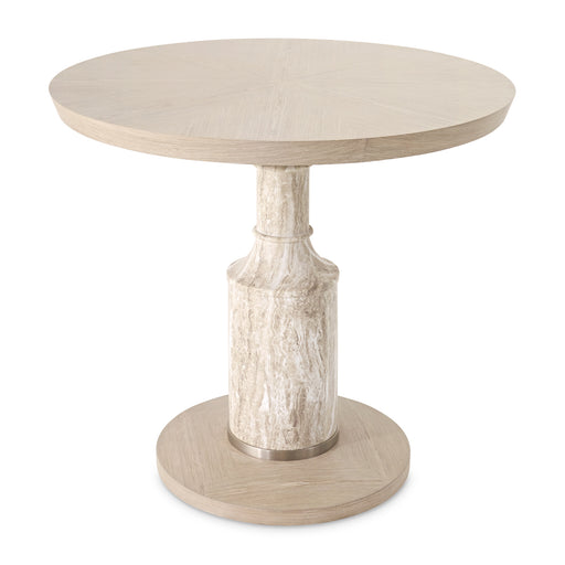 AICO Furniture - Lotus Bay 40'' Round Gathering Table in Sand - 9030304-138 - GreatFurnitureDeal