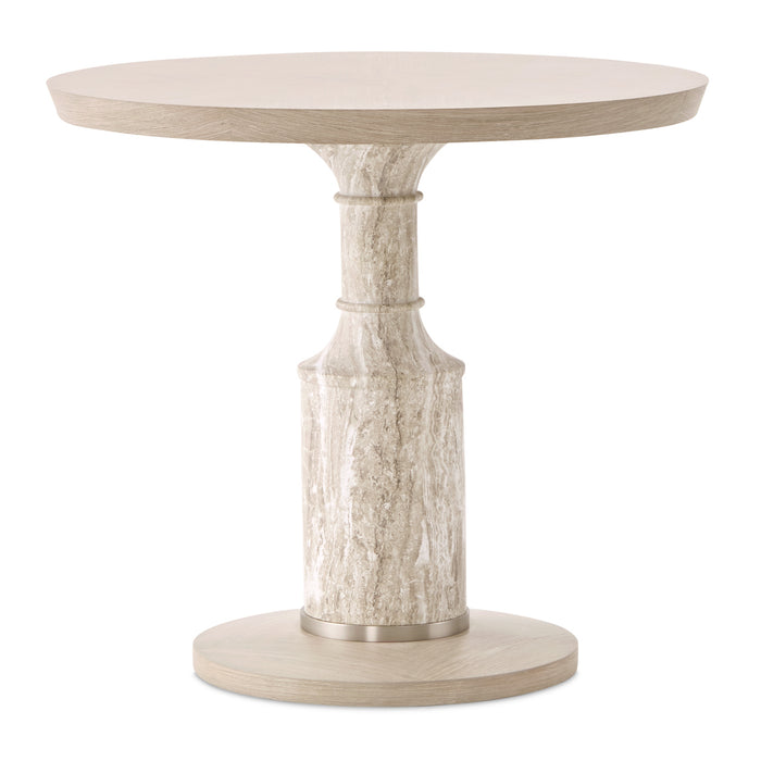 AICO Furniture - Lotus Bay 40'' Round Gathering Table in Sand - 9030304-138 - GreatFurnitureDeal