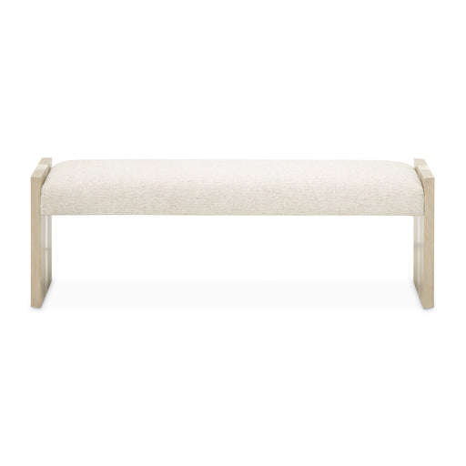 AICO Furniture - Lotus Bay Accent Bench in Sand - 9030904-138 - GreatFurnitureDeal