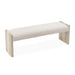 AICO Furniture - Lotus Bay Accent Bench in Sand - 9030904-138 - GreatFurnitureDeal