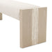 AICO Furniture - Lotus Bay Accent Bench in Sand - 9030904-138 - GreatFurnitureDeal
