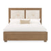 AICO Furniture - Portrait Queen Panel Bed with LED Lights in Sienna Brown - 9031000QN3-225 - GreatFurnitureDeal