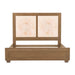 AICO Furniture - Portrait 3 Piece King Panel Bedroom Set with LED Lights in Sienna Brown - 9031000EK3-042-225-3SET - GreatFurnitureDeal