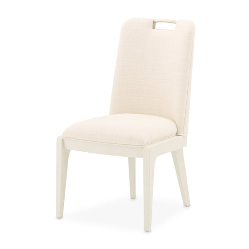 AICO Furniture - Portrait Dining Side Chair in Alabaster White - 9031003A-145 - GreatFurnitureDeal