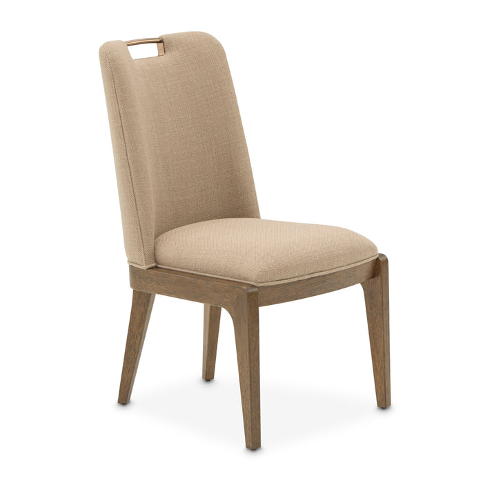 AICO Furniture - Portrait Dining Side Chair in Sienna Brown (Set of 2) - 9031003A-225 - GreatFurnitureDeal